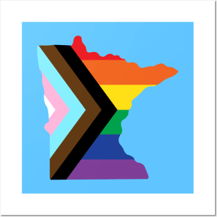 Minnesota Progress Pride Posters and Art